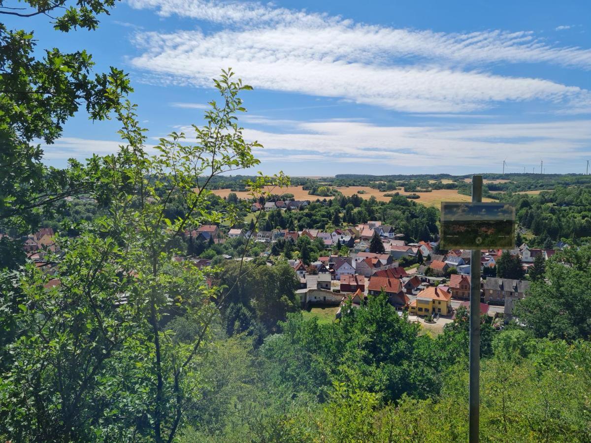 Ferienwohnung Mit Ausblick In Wimmelburg 외부 사진